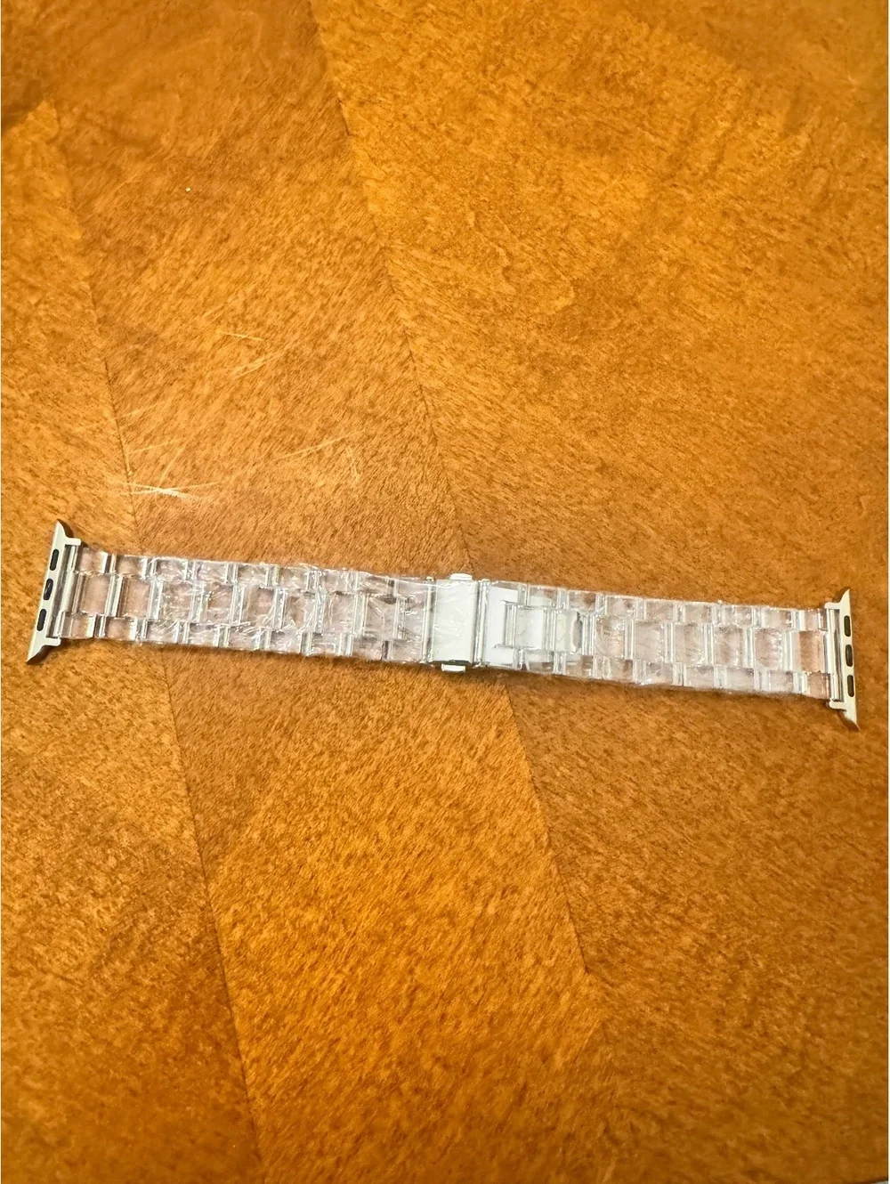 Clear Resin Link Watch Strap Band for Apple Watch 546